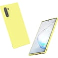 thumbnail image 1 of Galaxy Note 10 (2019) Case, Silky-Soft Touch Full Body Protection Shockproof Cover Case with Soft Microfiber Lining Cushion Shockproof Cover for Galaxy Note10 6.3" Yellow, 1 of 13