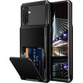thumbnail image 1 of for Galaxy Note 10 Case [4-Slot Pocket] Wallet Credit Card ID Holder Scratch Resistant Dual Layer Protective Bumper Rugged Rubber Armor Hard Shell Cover for Samsung Galaxy Note 10 Black, 1 of 6