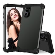 Galaxy Note 10+ Case, Dteck Full Body Heavy Duty Protection Shockproof Slim Fit Case Cover for Samsung Galaxy Note 10 Plus (2019 Release) Without Built-in Screen Protector, Black
