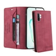 thumbnail image 1 of Galaxy Note 10+ Case Wallet, PU Leather RFID Blocking Flip Kickstand Credit Cards Holder Shockproof Protective Wallet Case Folio Cover for Samsung Galaxy Note+ Plus 5G 6.8" - Red, 1 of 6