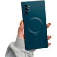 thumbnail image 1 of Galaxy Note 10+Plus Case Magnetic [Support Magsafe Charger] Wireless Anti-Scratch Shockproof Full Camera Protection Slim Silicon Phone Cover Case for Samsung Galaxy Note 10 Plus 6.8"-Green, 1 of 9