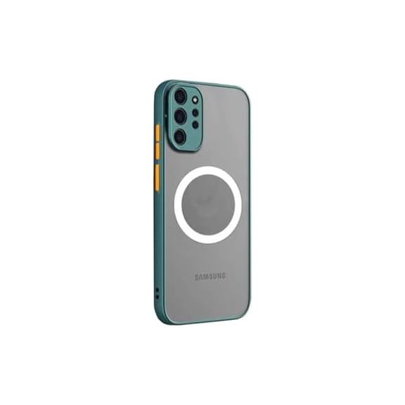 Galaxy Note 10 Plus Case Magnetic [Support Magsafe Charger] Wireless Anti-Scratch Shockproof Matte Clear Camera Protection Slim Thin Phone Cover Case for Samsung Galaxy Note 10 Plus 6.8"-Green