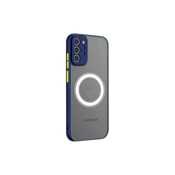 Galaxy Note 10 Plus Case Magnetic [Support Magsafe Charger] Wireless Anti-Scratch Shockproof Matte Clear Camera Protection Slim Thin Phone Cover Case for Samsung Galaxy Note 10 Plus 6.8"-Blue