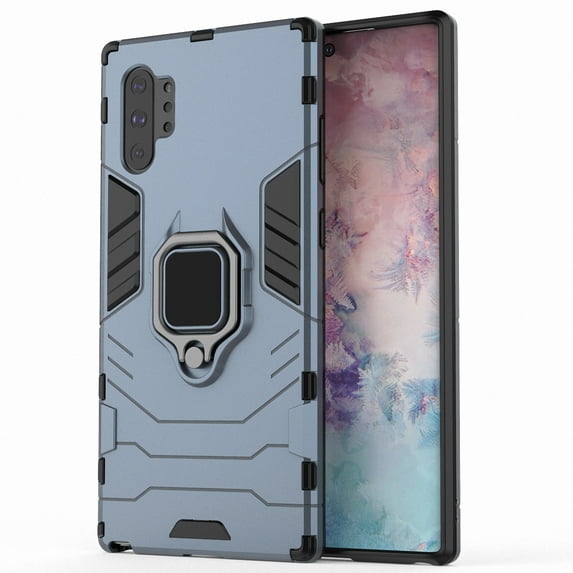 Galaxy Note 10 Pro Case, Allytech Kickstand Feature Ring Holder Design Heavy Duty Defender Full Protective Drop Proof Cases Covers for Samsung Galaxy Note 10 Pro, Navy