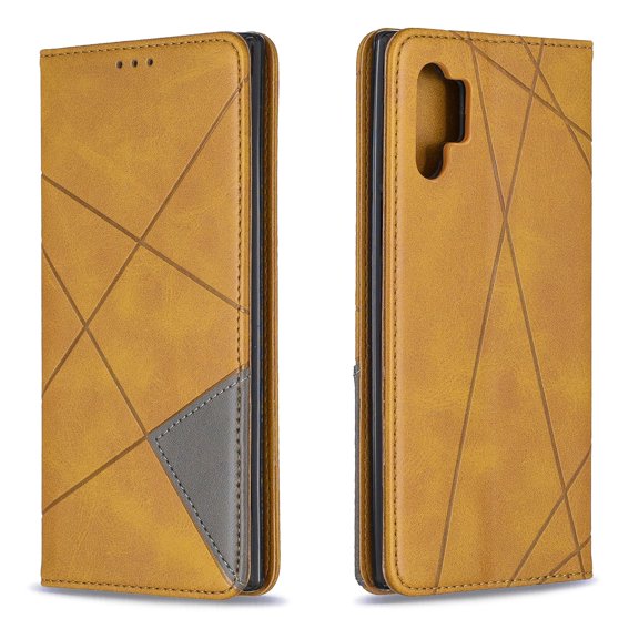 Galaxy Note 10 Pro Wallet Case, Allytech Slim Fit Folio Flip Stand Shockproof Full Protective Cards Cash Holder Magnetic Book Style Wallet Case Cover for Samsung Galaxy Note 10 Pro, Yellow