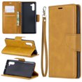 thumbnail image 1 of Galaxy Note 10 Wallet Case, Allytech Folio Flip Kickstand PU Leather Slim Fit Lightweight Magnetic Closure Cards Pouch Shockproof Detechable Wrist Strap Cases Covers for Samsung Galaxy Note 10,Yellow, 1 of 9