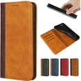 thumbnail image 1 of Galaxy Note 10 Wallet Case,Premium PU Leather Flip Folio Case with Card Slot,Kickstand Holder Magnetic Closure [TPU Shockproof Interior Protective Case] for Samsung Galaxy Note 10,Khaki+Brown, 1 of 17