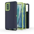 thumbnail image 1 of for Galaxy Note 20 5G Case, Heavy Duty Protective Case with [3 Layers] Rugged Rubber Shockproof Protection Cover for Samsung Galaxy Note 20(Dark blue/Green), 1 of 11