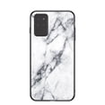 thumbnail image 1 of Galaxy Note 20 Back Cover, Allytech Tempered Back Cover Case Shock-Absorption Anti-scratch Bumper Wireless Charging Support Case for Samsung Galaxy Note 20, White Marble, 1 of 2
