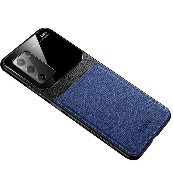 Galaxy Note 20 Case, Allytech Premium PU Leather Slim Thin Luxury Anti-slip Scratch Resistant Heavy Duty Protective Shockproof Back Cover Case for Samsung Galaxy Note 20, Blue