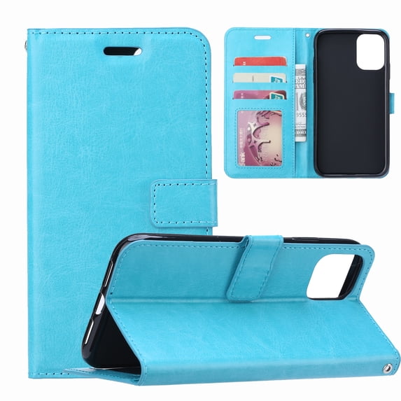 Galaxy Note 20 Case, Allytech Premium PU Leather Stand Credit Cards Slots Wallet Case Folio Flip Cover TPU Inner Shockproof Mangetic Closure Retro Case for Samsung Galaxy Note 20,Blue