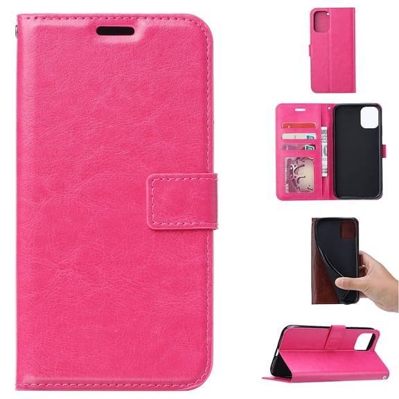 Galaxy Note 20 Case, Allytech Premium PU Leather Stand Credit Cards Slots Wallet Case Folio Flip Cover TPU Inner Shockproof Mangetic Closure Retro Case for Samsung Galaxy Note 20,Rose