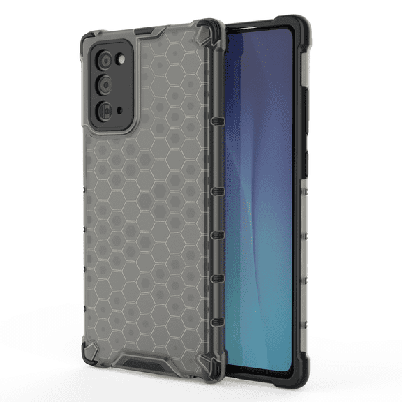 Galaxy Note 20 Case, Allytech Super Thin Shell Wireless Charging Support Scratch Resistant Shock-Absorption Bumper Silicone TPU Back Cover Case for Samsung Galaxy Note 20, Black