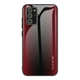thumbnail image 1 of Galaxy Note 20 Case, Allytech TPU+Tempered Glass Back Cover Shock-absoption Anti-scratch Wireless Charging Support Back Cover Case for Samsung Galaxy Note 20, Red, 1 of 7