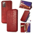 thumbnail image 1 of Galaxy Note 20 Case Cover, Allytech PU Leather Slim Fit Credit Cards Holder Anti-scratch Book Style Shock Protection Wireless Charging Support Wallet Case Cover for Samsung Galaxy Note 20,Red, 1 of 13
