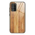 thumbnail image 1 of Galaxy Note 20 Case Cover, Allytech Wooden Texture Silicone Frame Tempered Glass Anti-scratch Wireless Charing Support Back Cover for Samsung Galaxy Note 20, 1 of 5