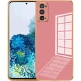 thumbnail image 1 of Galaxy Note 20 Case, Designed for Electroplated Samsung Galaxy Note 20 4G/5G Phone Case, Case Soft TPU Protective Shockproof Flexible Samsung Galaxy Note 20 Case 6.7 inch，Hawthorn Red, 1 of 12