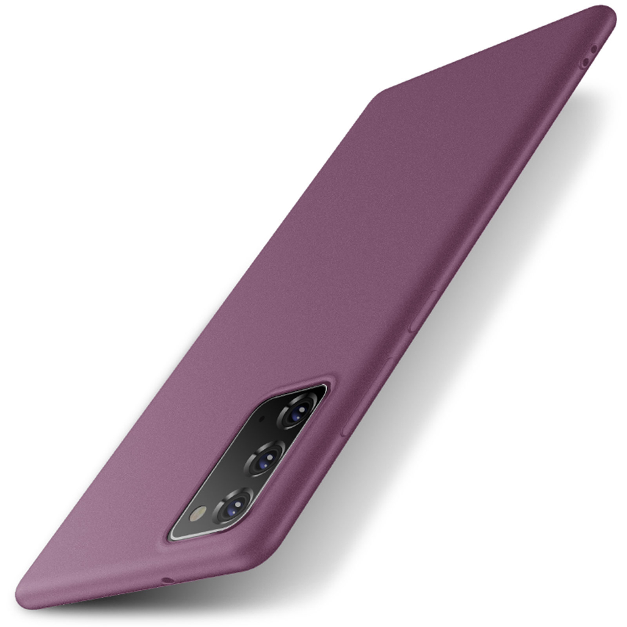 Galaxy Note 20 Case, Dteck Ultra Slim Fit Matte Finish Soft TPU Back Phone Case Cover For Samsung Galaxy Note20 5G, Wine Red