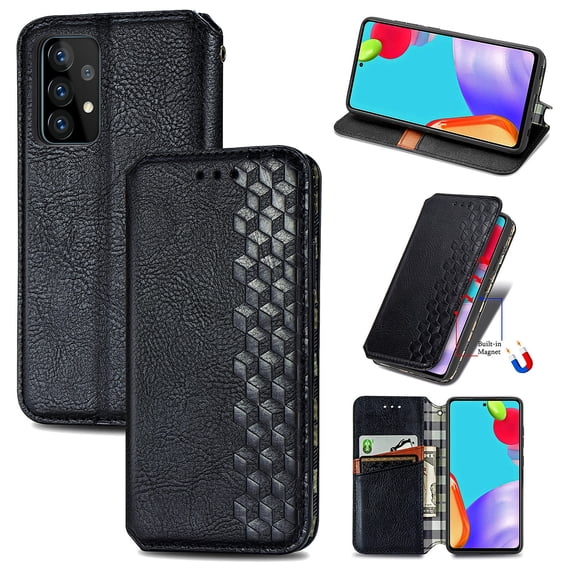 Galaxy Note 20 Case, PU Leather TPU Wallet Cover with Card Holder Kickstand Hidden Magnetic Adsorption Shockproof Flip Folio Cell Phone Case for Samsung Galaxy Note 20 6.7 inch 2020, Black