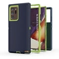 thumbnail image 1 of for Galaxy Note 20 Ultra 5G Case, Heavy Duty Protective Case with [3 Layers] Rugged Rubber Shockproof Protection Cover for Samsung Galaxy Note 20 Ultra(Dark blue/Green), 1 of 11