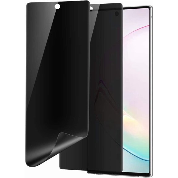 for Galaxy Note 20 Ultra 5G Privacy Screen Protector, Case Friendly, Support in-Screen Unlock, Full Adhesive Soft Film [2 Pack], 2 Way Anti-Spy Flexible Privacy TPU for Samsung Note 20 Ultra (6.9)