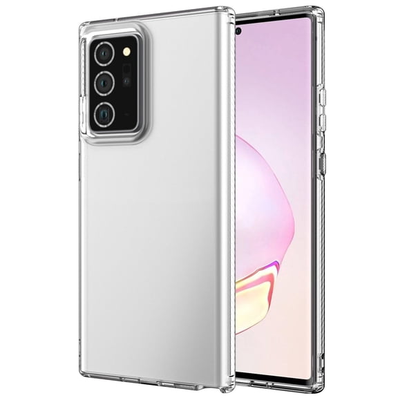 Galaxy Note 20 Ultra Case (6.9-inch),  Slim Fit Clear TPU Bumper Shockproof Drop Protection Anti-scratch Wireless Charging Support Case Cover for Samsung Galaxy Note 20 Ultra, Clear
