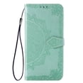 thumbnail image 1 of Galaxy Note 20 Ultra Case, Alltyech PU Leather Mandala Embossed Folding Stand Anti-scratch Folio Flip Credit Cards Slots Wallet Case Cover For Samsung Galaxy Note 20 Ultra, Green, 1 of 10