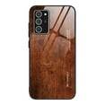 thumbnail image 1 of Galaxy Note 20 Ultra Case Cover, Allytech Wooden Texture Silicone Frame Tempered Glass Anti-scratch Wireless Charing Support Back Cover for Samsung Galaxy Note 20 Ultra, 1 of 5