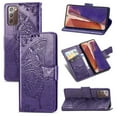 thumbnail image 1 of Galaxy Note 20 Ultra Case, Galaxy Note 20 Ultra Wallet Folio Case Magnetic Closure RFID Blocking Card Slots Kickstand Shockproof Protection Case for Samsung Galaxy Note 20 Ultra,Purple, 1 of 8