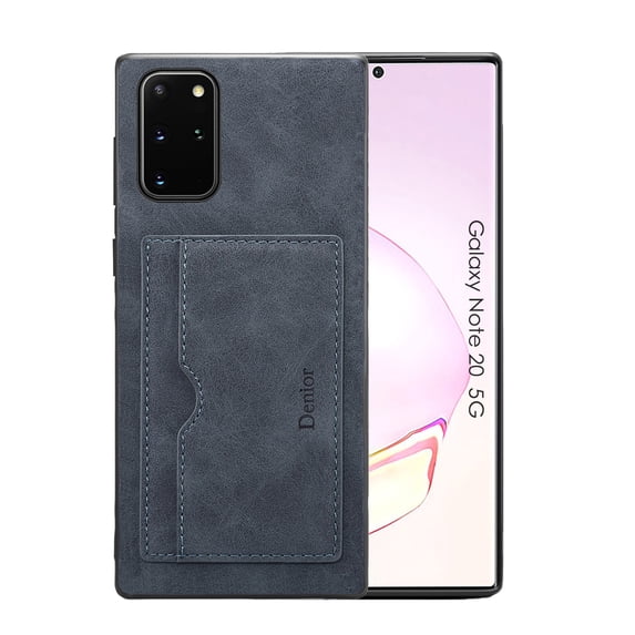 Galaxy Note 20 Ultra Wallet Case, Allytech PU Leather Slim Shell Back Cover Credit Cards Holder Kickstand Anti-scratch Shockproof Anti-slip Wallet Case Cover for Samsung Galaxy Note 20 Ultra, Gray
