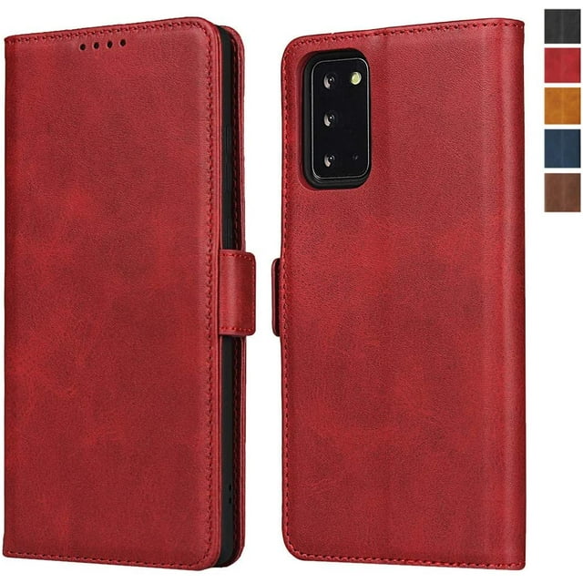 Galaxy Note 20 Wallet Case,Premium PU Leather Flip Folio Case with Card