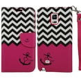 thumbnail image 1 of Galaxy Note 4 Case, SOGA® PU Leather Magnetic Flip Design Wallet Case for Samsung Galaxy Note 4 - Pink Chevron, 1 of 1