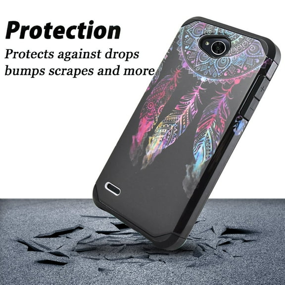 Galaxy Note 8 Case, Heavy Duty Drop Protection Dual Layers Impact Advanced Rugged Protective Slim Fit Phone Cover-Dream Catcher