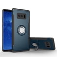 thumbnail image 1 of Galaxy Note 8 Case, Mignova Hybrid Protective Case Shock-Absorption Drop-Protection Ring Holder Hard PC Shell & Soft Silicone Inner Case Stand for Samsung Galaxy Note 8 (Night Blue), 1 of 6