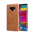thumbnail image 1 of Galaxy Note 9 Genuine Leather Case, Allytech [Slim Vintage Series] [Bumper Case] Snug Fit Back Cover with Full Body Protection for Samsung Galaxy Note 9 6.4 Inch Phone, Brown, 1 of 8