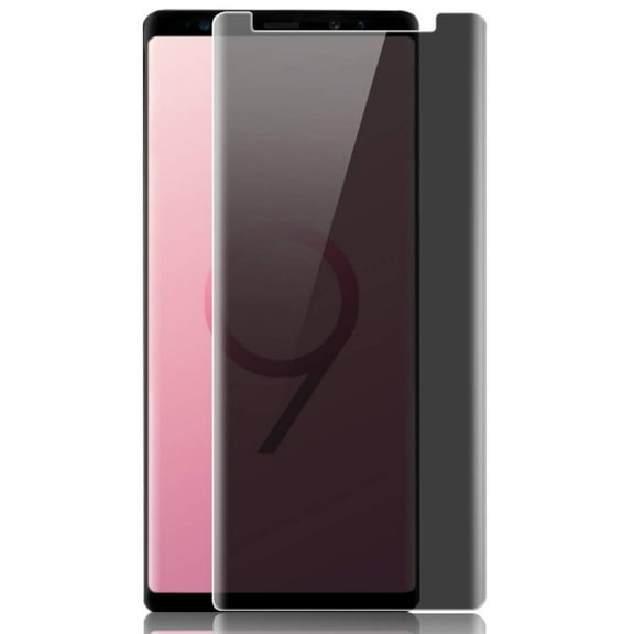 Galaxy Note 9 - Tempered Glass Privacy Screen Protector, Curved Anti-Spy Anti-Peep 3D Edge Case Friendly for Samsung Galaxy Note 9