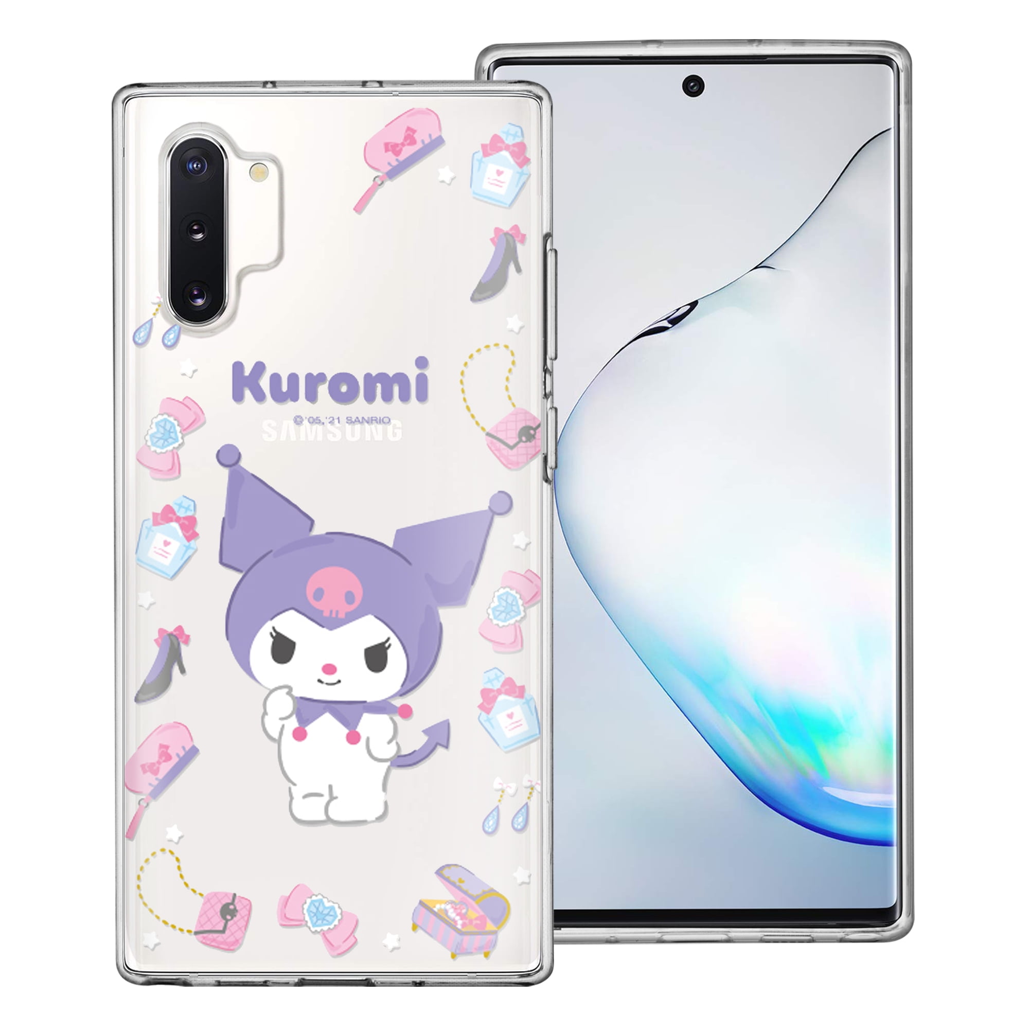 Galaxy Note10 Plus Case Sanrio Cute Clear Soft Jelly