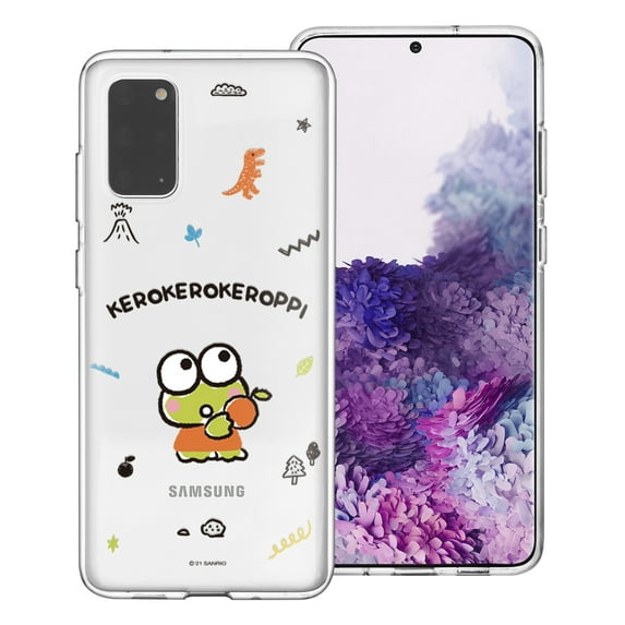 Galaxy Note20 Case (6.7inch) Sanrio Cute Clear Soft Jelly Cover - Dinosaur Kerokerokeroppi