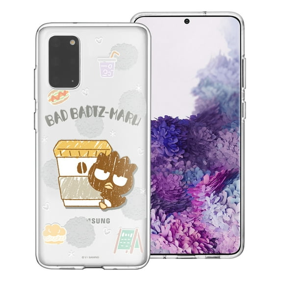 Galaxy Note20 Case (6.7inch) Sanrio Cute Clear Soft Jelly Cover - Hug Bad Badtz-Maru