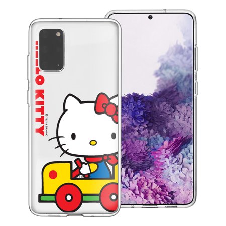 Galaxy Note20 Ultra Case (6.9inch) Sanrio Clear TPU Soft Jelly Cover - Hello Kitty Car