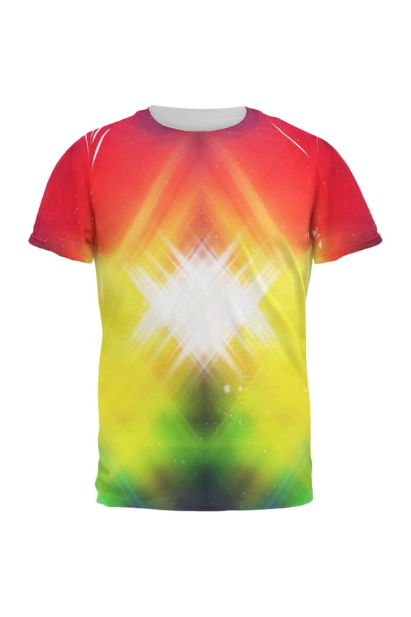 Galaxy Nova 70s Flashback All Over Mens T Shirt Multi LG