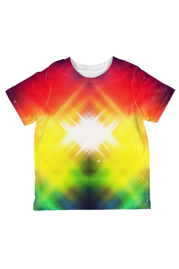 Galaxy Nova 70s Flashback All Over Toddler T Shirt Multi 4T