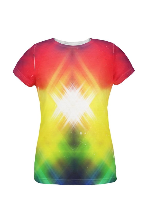 Galaxy Nova 70s Flashback All Over Womens T Shirt Multi SM