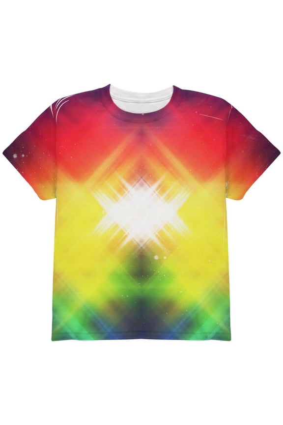 Galaxy Nova 70s Flashback All Over Youth T Shirt Multi YLG