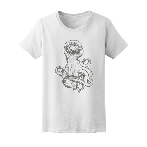 Galaxy Octopus T-Shirt Men -Image by Shutterstock, Male Large