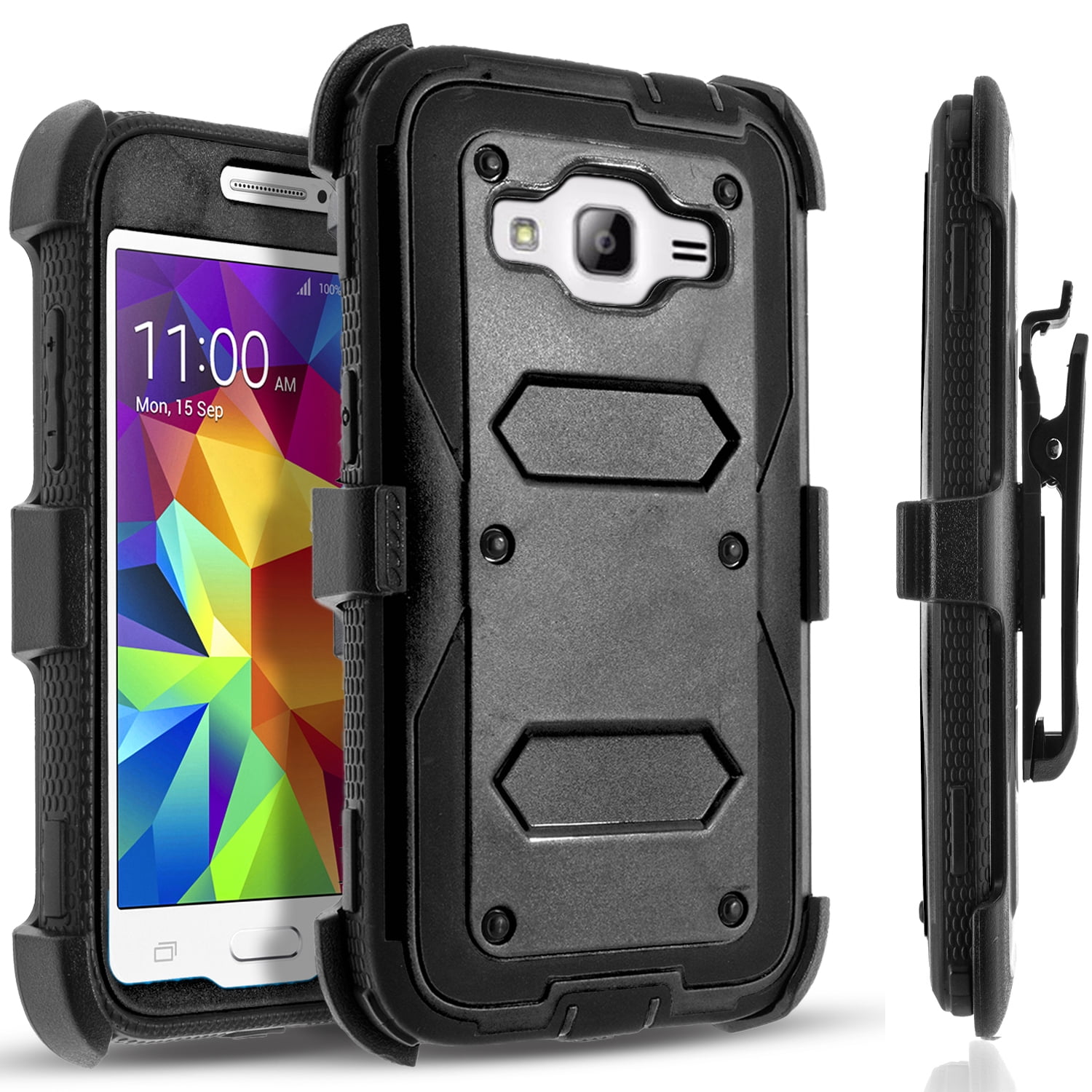 Galaxy On5 Case, [SUPER GUARD] Dual Layer Protection With [Built