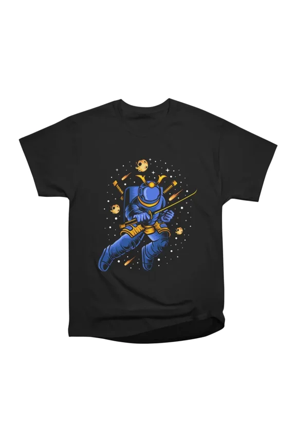 Galaxy Outer Space Ninja Astronaut T-Shirt Tee Gift For Him Merch For Her Apparel For Frie