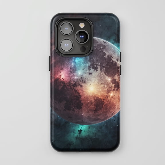 Galaxy Planet For All iPhone Series Tough Phone Case Space Theme