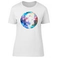 thumbnail image 1 of Galaxy Planet Made Of Stars T-Shirt Women -Image by Shutterstock, Female Small, 1 of 4
