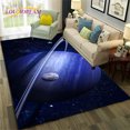thumbnail image 1 of Galaxy Planet Star 3D Universe Space Carpet Rug for Home Living Room Bedroom Sofa Doormat r Kid Area Rug Non-slip Floor Mat, 1 of 5
